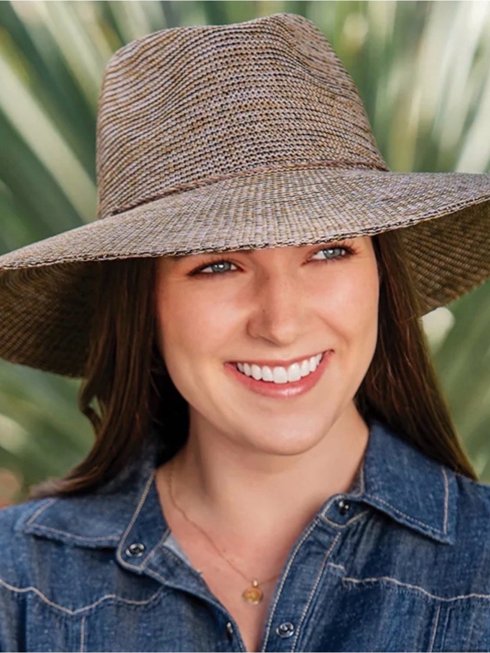 Nwot wallaroo victoria fedora Tan Woven Sun Hat
